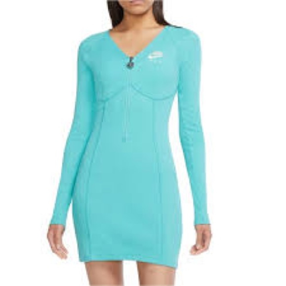 Nike Women's Aqua Long Sleeve Dress